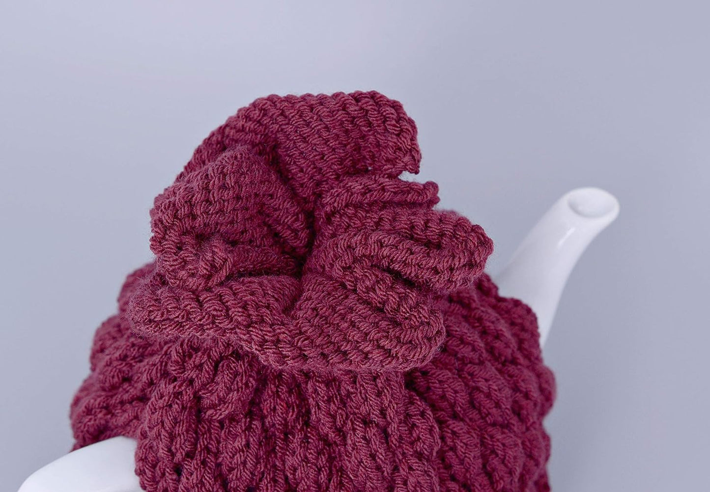 Knitted teapot cozy