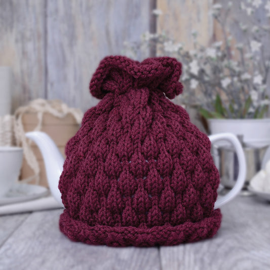 Knitted teapot cozy