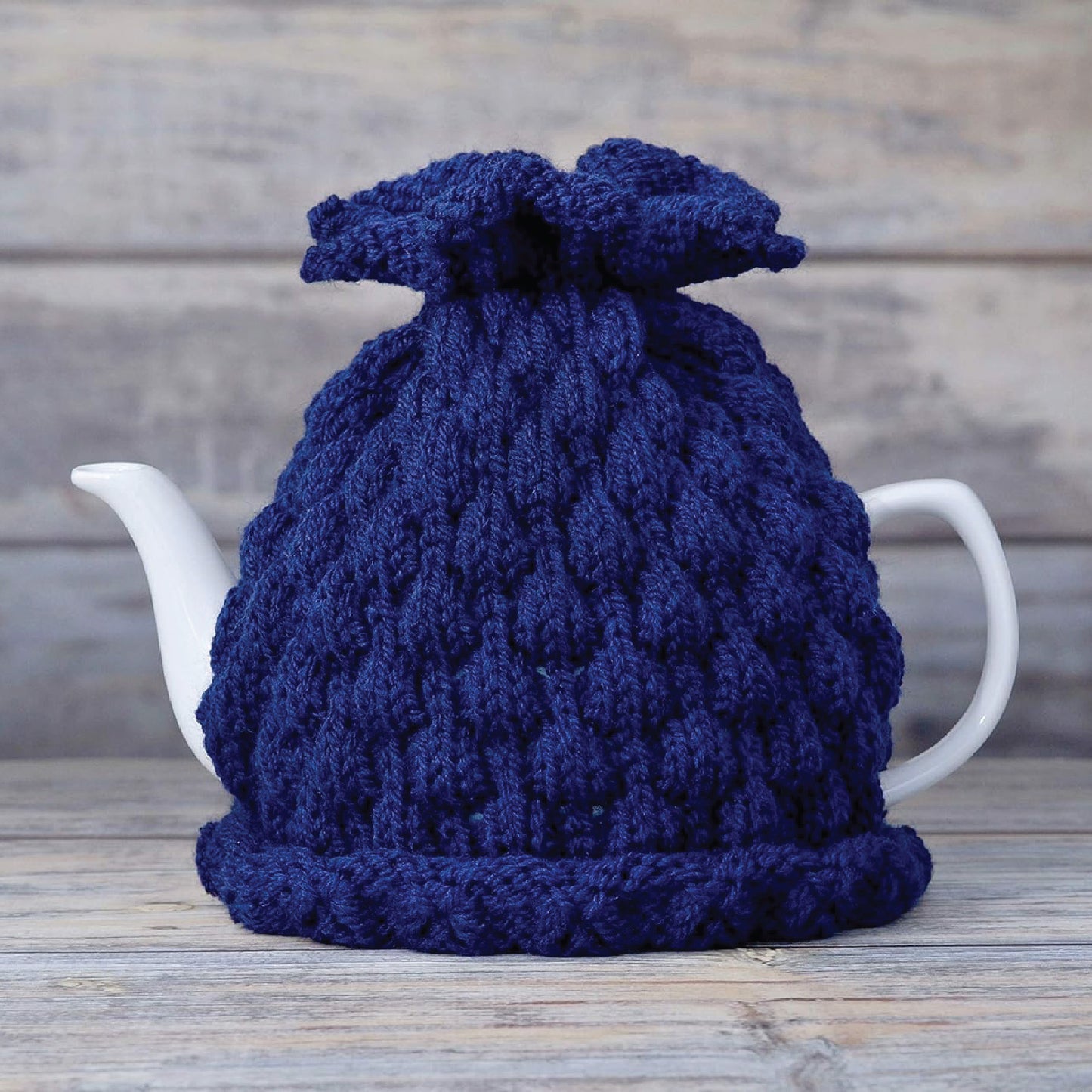 Knitted teapot cozy