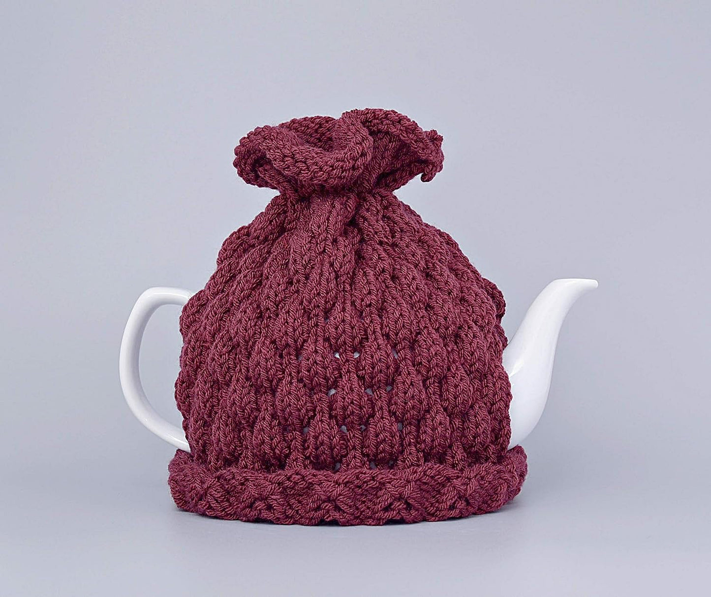 Knitted teapot cozy