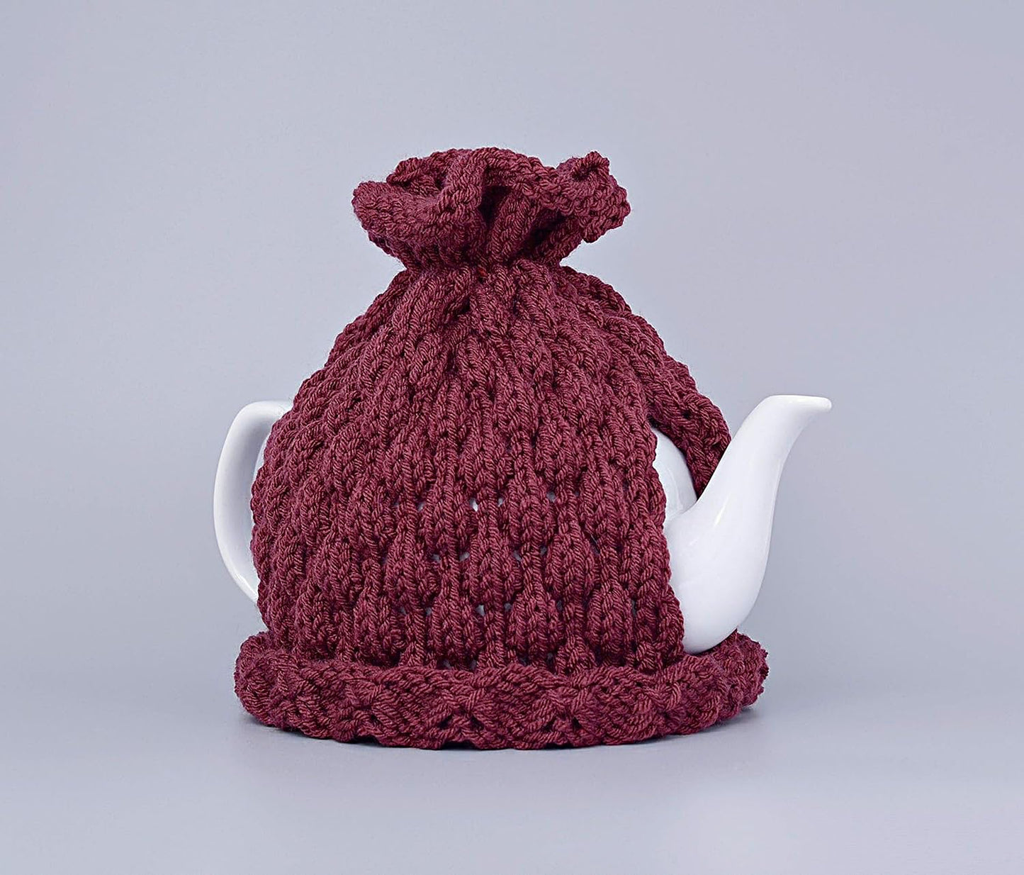 Knitted teapot cozy