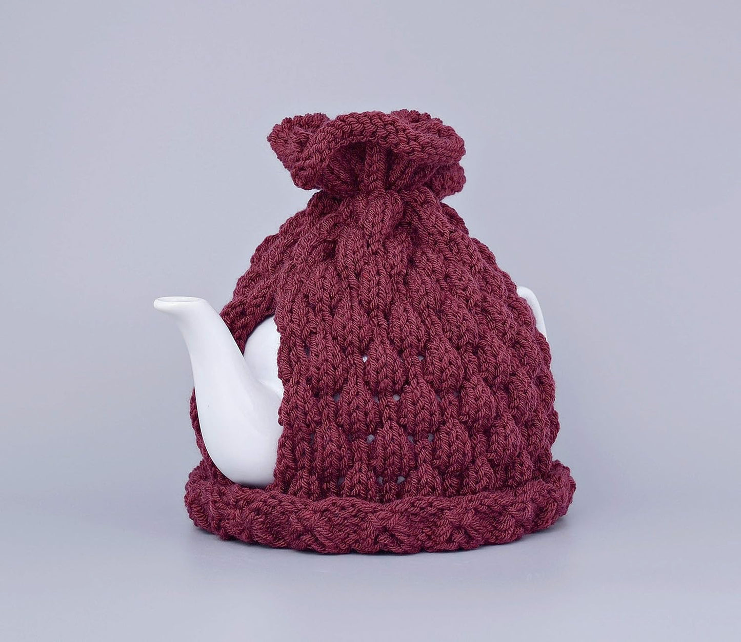 Knitted teapot cozy