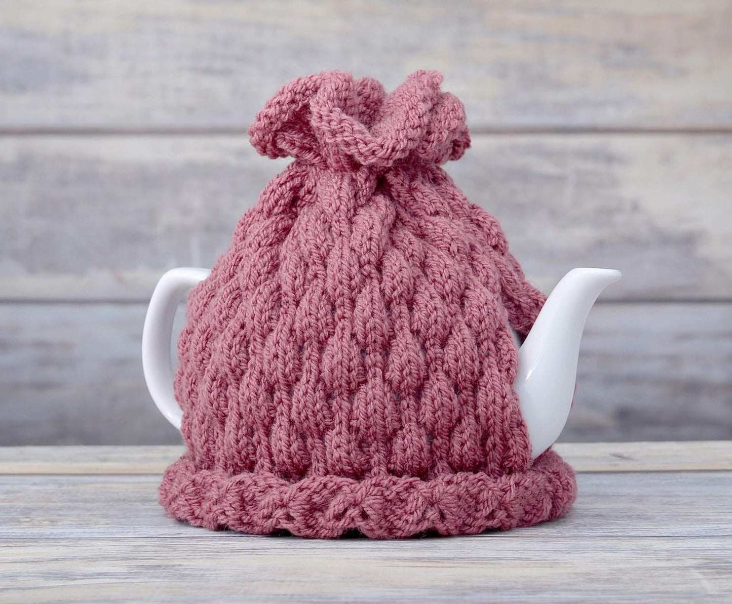 Knitted teapot cozy