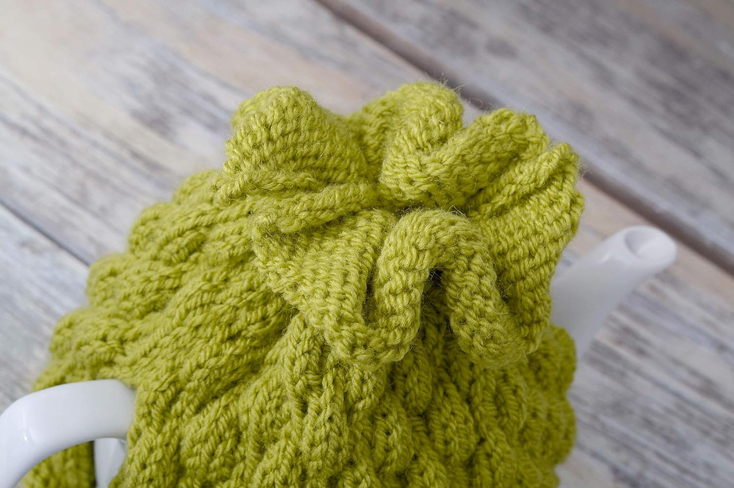 Knitted teapot cozy