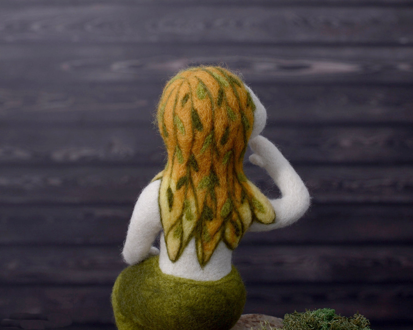 Needle felted Mermaid.