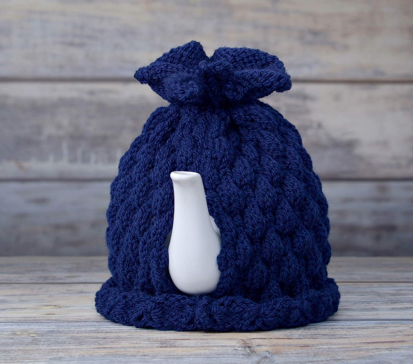 Knitted teapot cozy