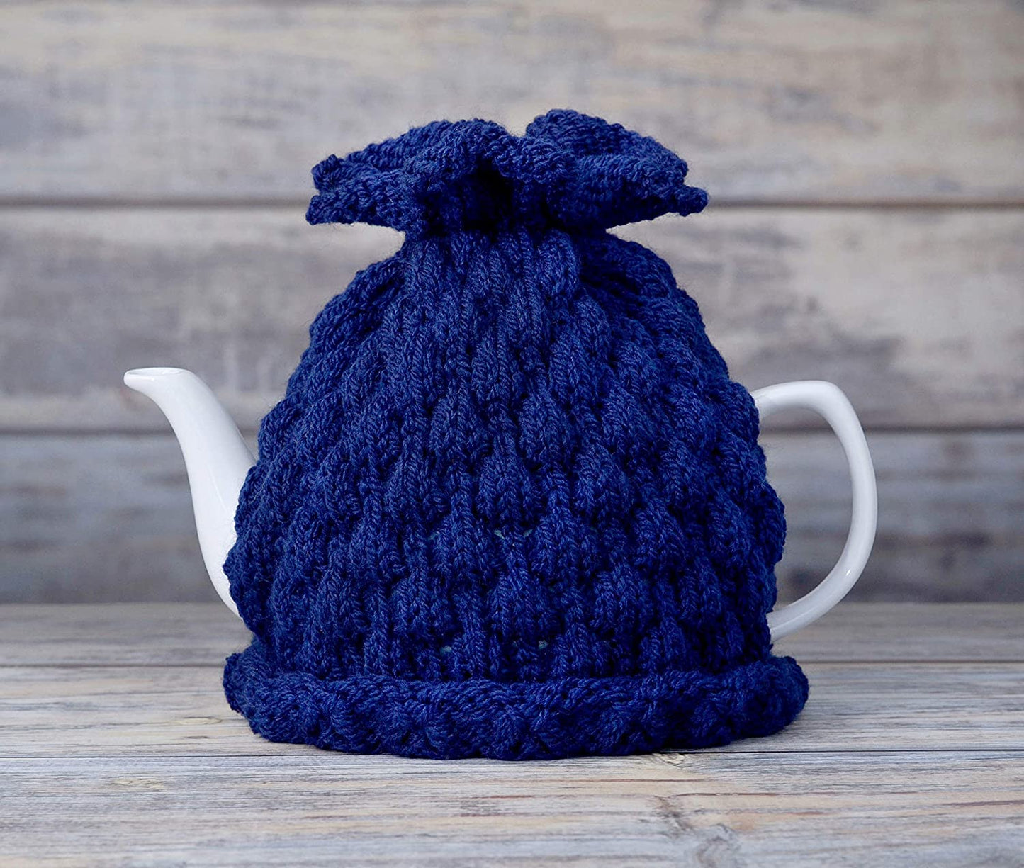 Knitted teapot cozy