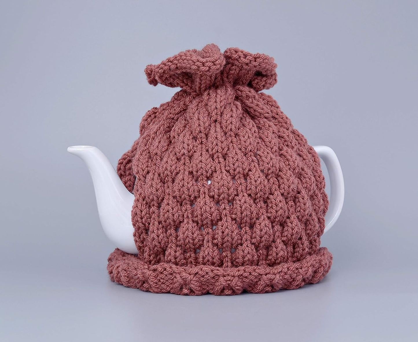 Knitted teapot cozy