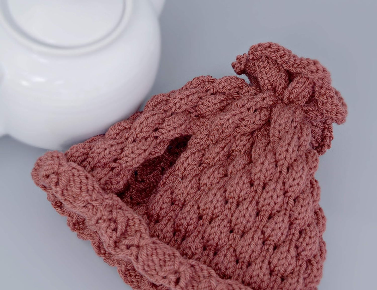 Knitted teapot cozy